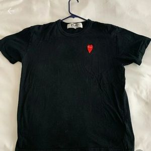 Comme des Garcons red heart tee